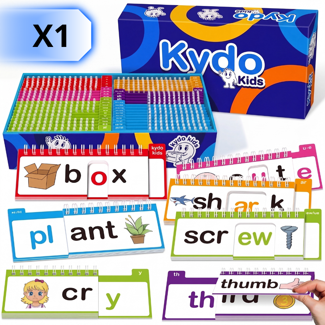 Kydokids | Reading Flip Book - 🟢 The Starter Set: 1 Kit (40 Flip Books) - GAMEDEI