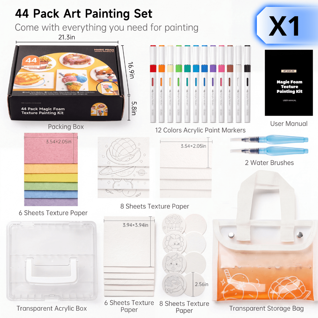 Kydokids | Ultimate Magic Texture Painting Kit - 1 MAGIC PAINTING KIT - GAMEDEI
