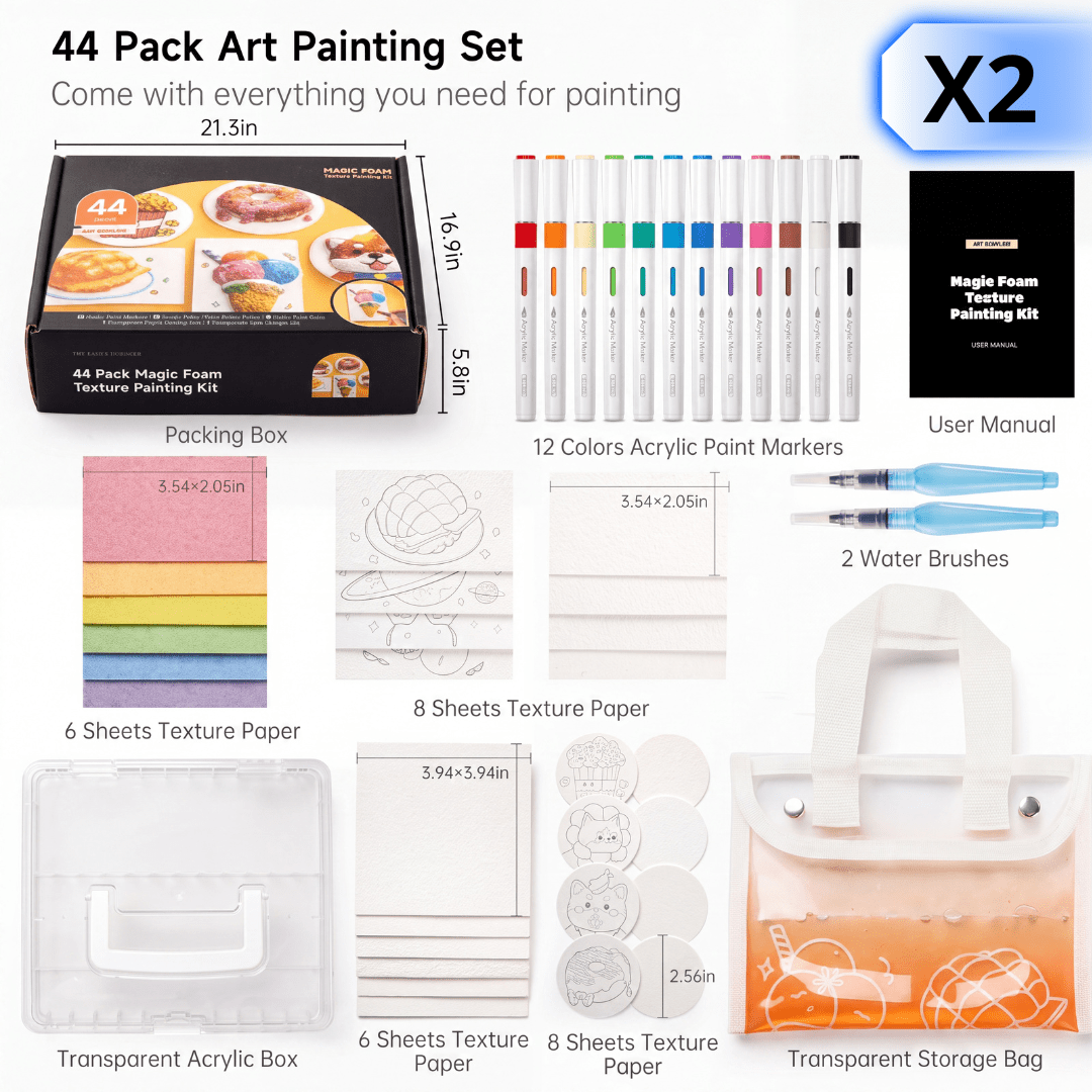 Kydokids | Ultimate Magic Texture Painting Kit - 2 MAGIC PAINTING KITS - GAMEDEI