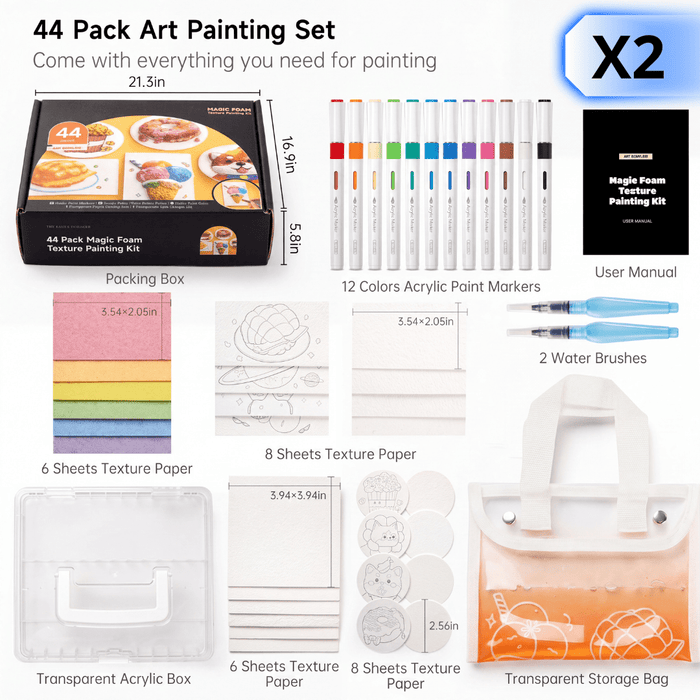 2 MAGIC PAINTING KITS