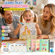 KydoKids | 5-Hour Magic Ink Handwriting Workbook — Reusable Grooved Practice Book 9
