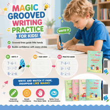 KydoKids | 5-Hour Magic Ink Handwriting Workbook — Reusable Grooved Practice Book 5