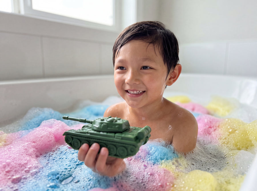 Mesmerizing Colors (That Won't Stain Your Tub!)