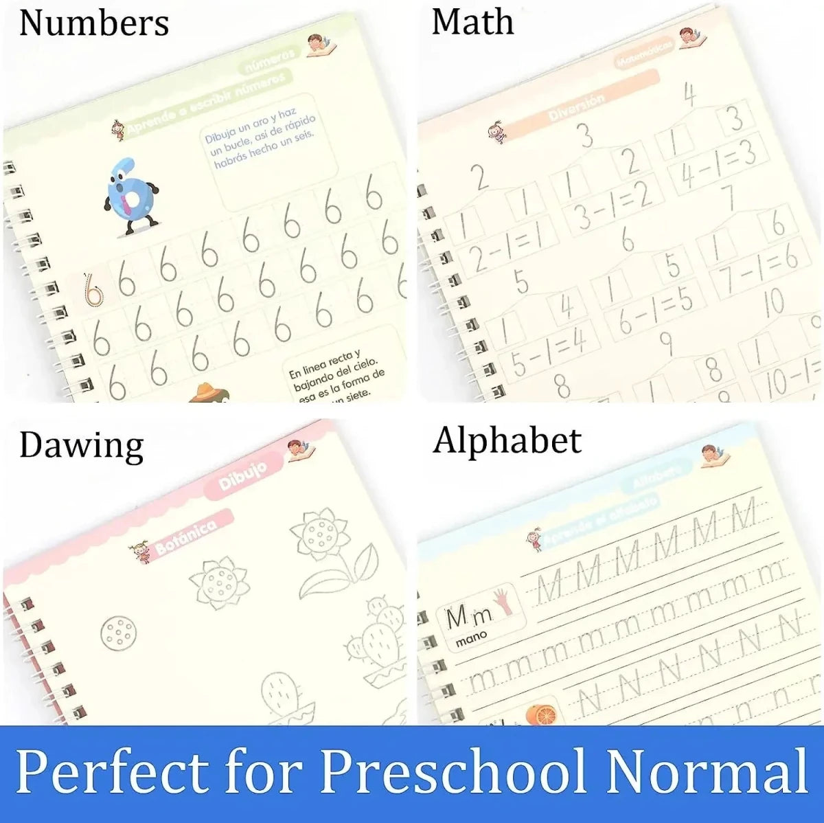 KydoKids | Kids Practice Copybook Set - English 4 books - GAMEDEI