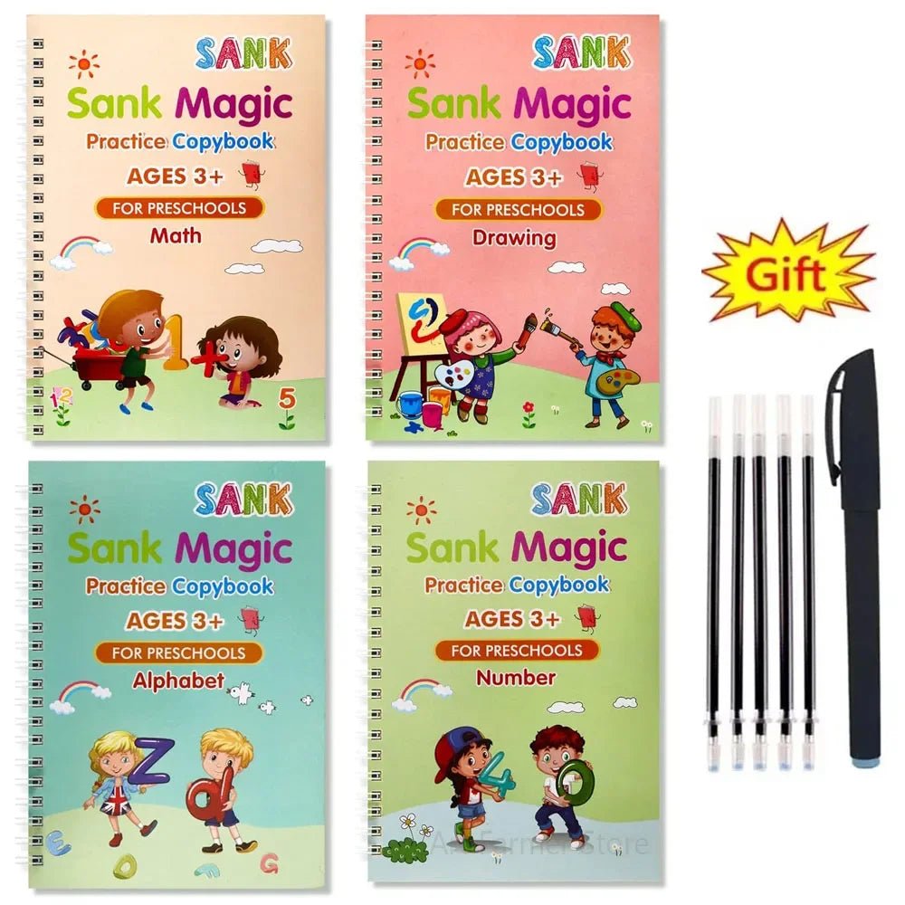 KydoKids | Kids Practice Copybook Set - English 4 books - GAMEDEI