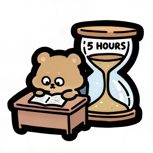 Vanishes in 5 hours